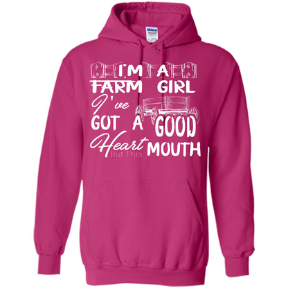 Farm Girl T-shirt I'm A Farm Girl I've Got A Good Heart T-shirt Heliconia