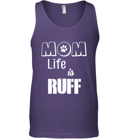 Mom Life Is Ruff Shirt Mommy Shirt Tank Top Tank Top Purple
