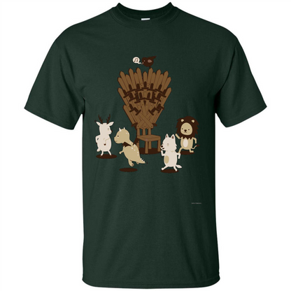 Game Of Musical Thrones Characters T-shirt Forest Green