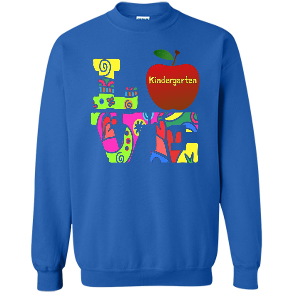 Kindergarten LOVE T-shirt School Day T-shirt Royal