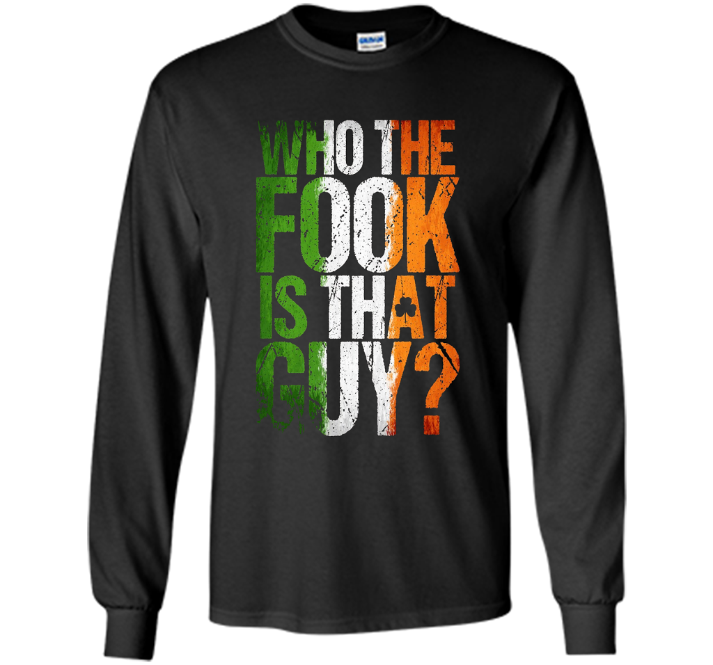 Boxing T-shirt Who The Fook Is That Guy Black