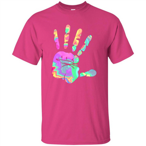 Hand Print Watercolor T-shirt