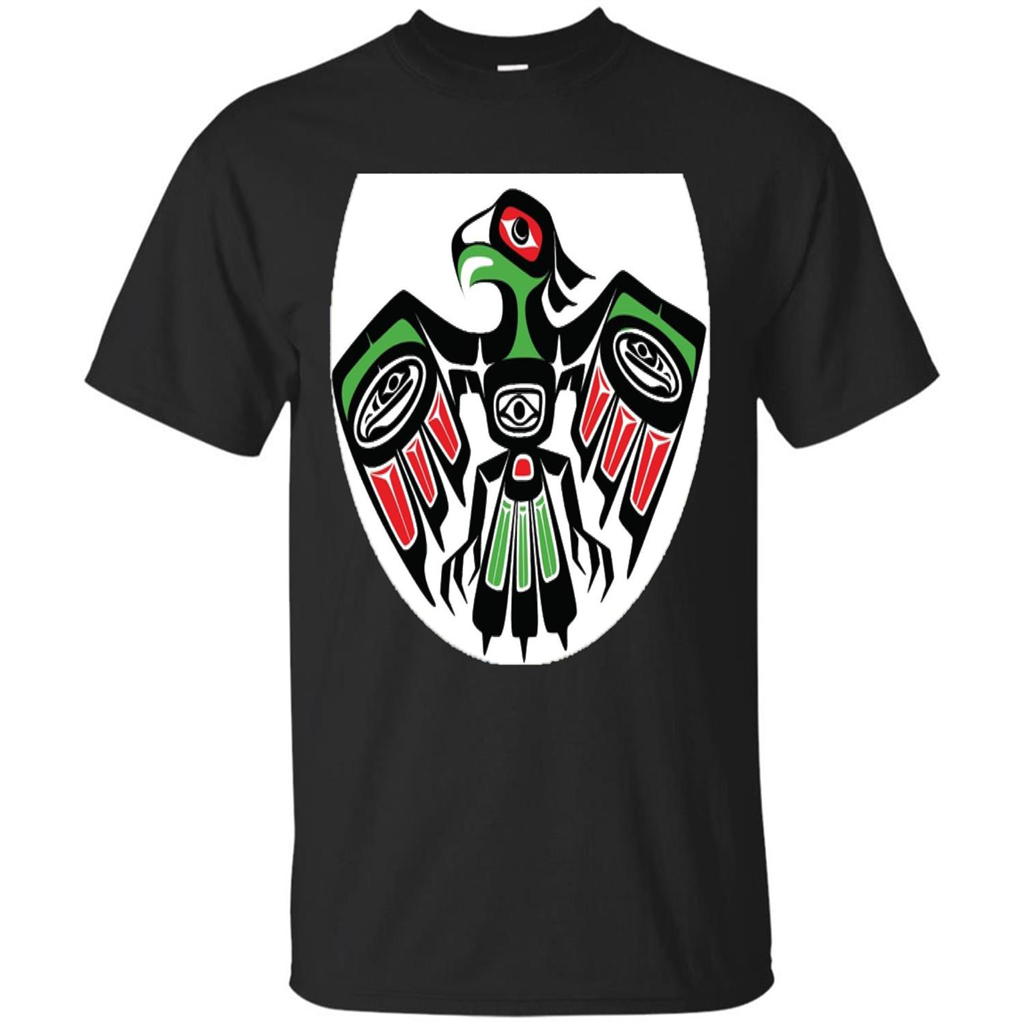 Native American Eagle T-shirt Black