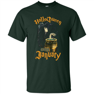 HalloQueen Are Born In January T-shirt