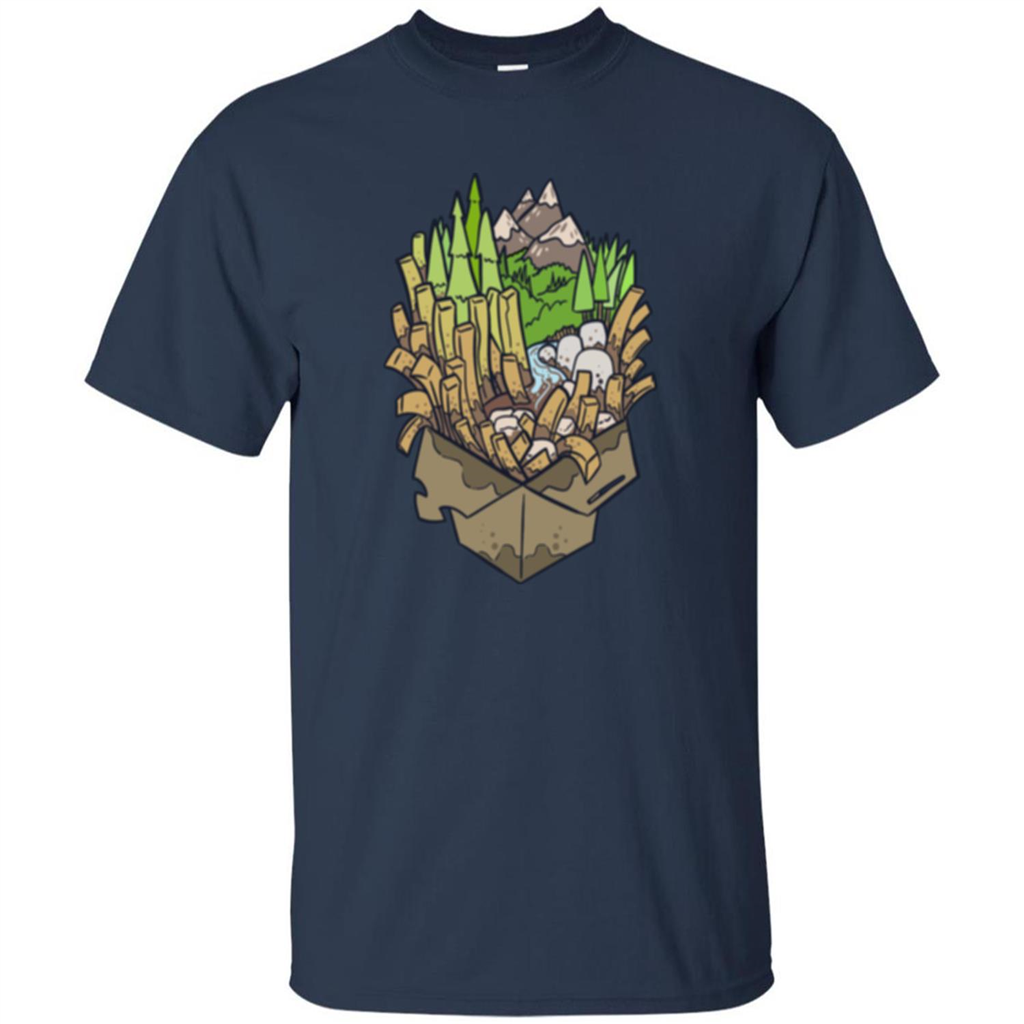 Poutine Forest T-shirt Navy