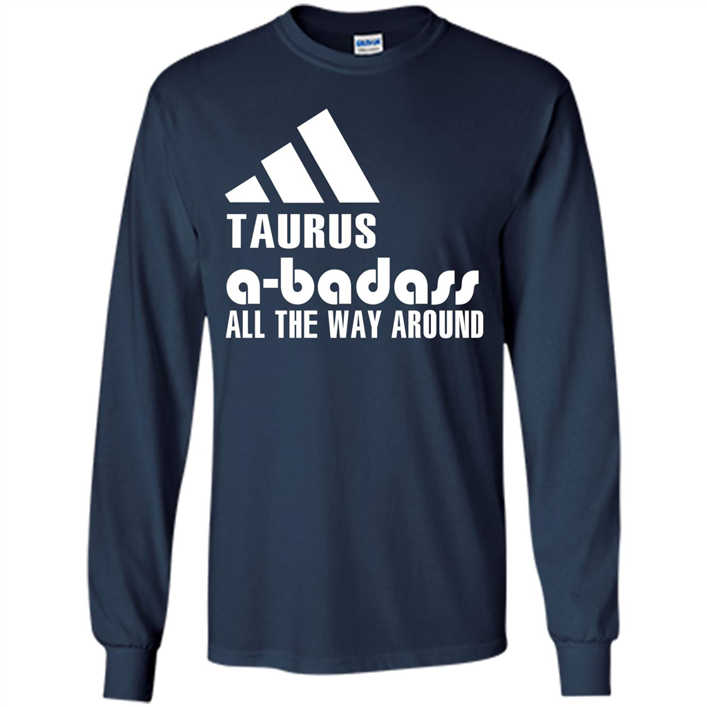 Taurus A-Badass All The Way Around T-shirt Navy