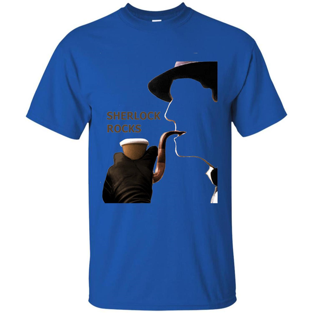 Sherlock Rocks T-shirt Royal