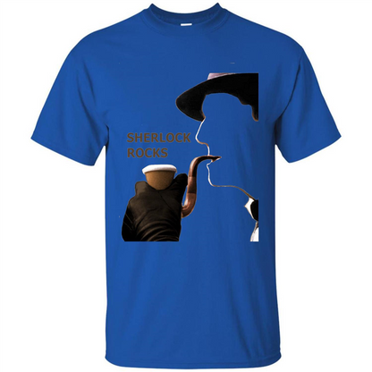 Sherlock Rocks T-shirt Royal