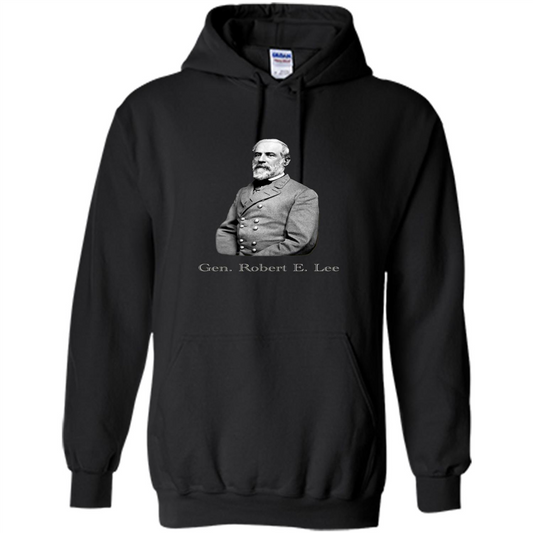 Military T-shirt General Robert E. Lee T-Shirt Black