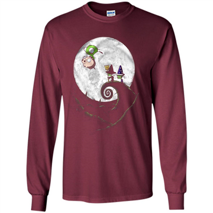 Invader Zim T-shirt Maroon