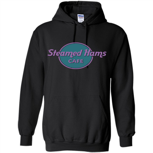 Steamed Hams Cafe T-shirt Black