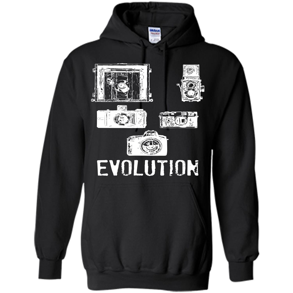 Photographer T-shirt Evolution T-shirt Black