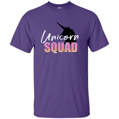 Unicorn Squad Rainbow Unicorns T-Shirt Purple