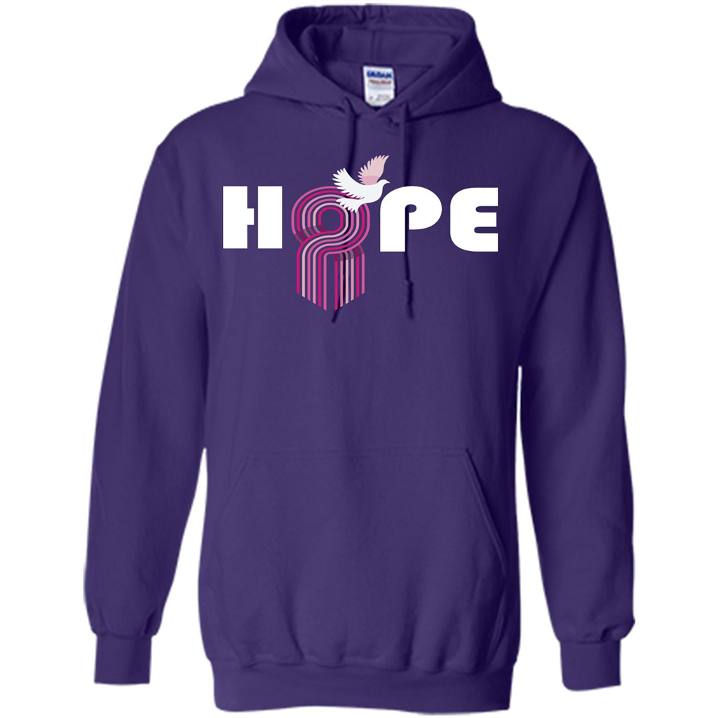 Cancer Awareness T-shirt Hope Purple