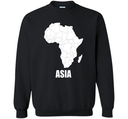 Africa Asia Funny T-shirts - Humor TT-shirt Black
