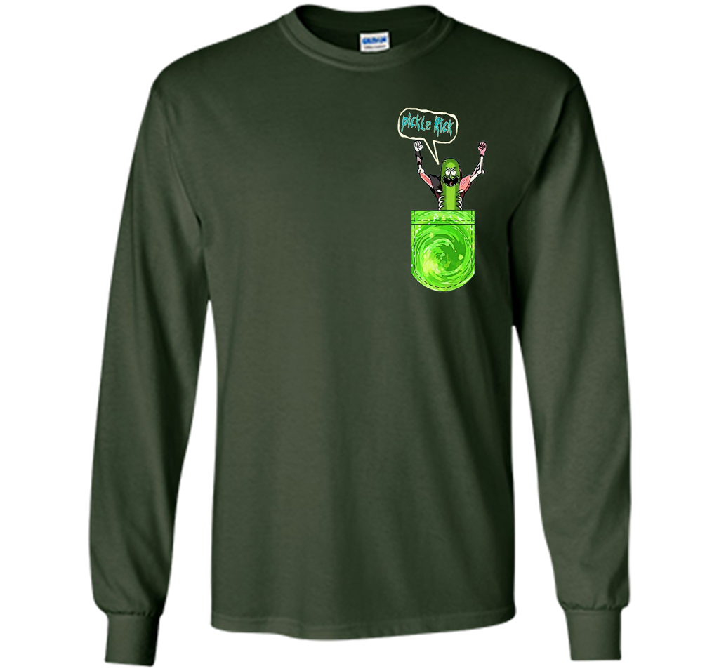 Pickle Funny Rick Pocket t-shirt Forest Green