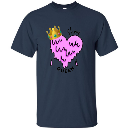 Slime Queen Heart T-Shirt Navy