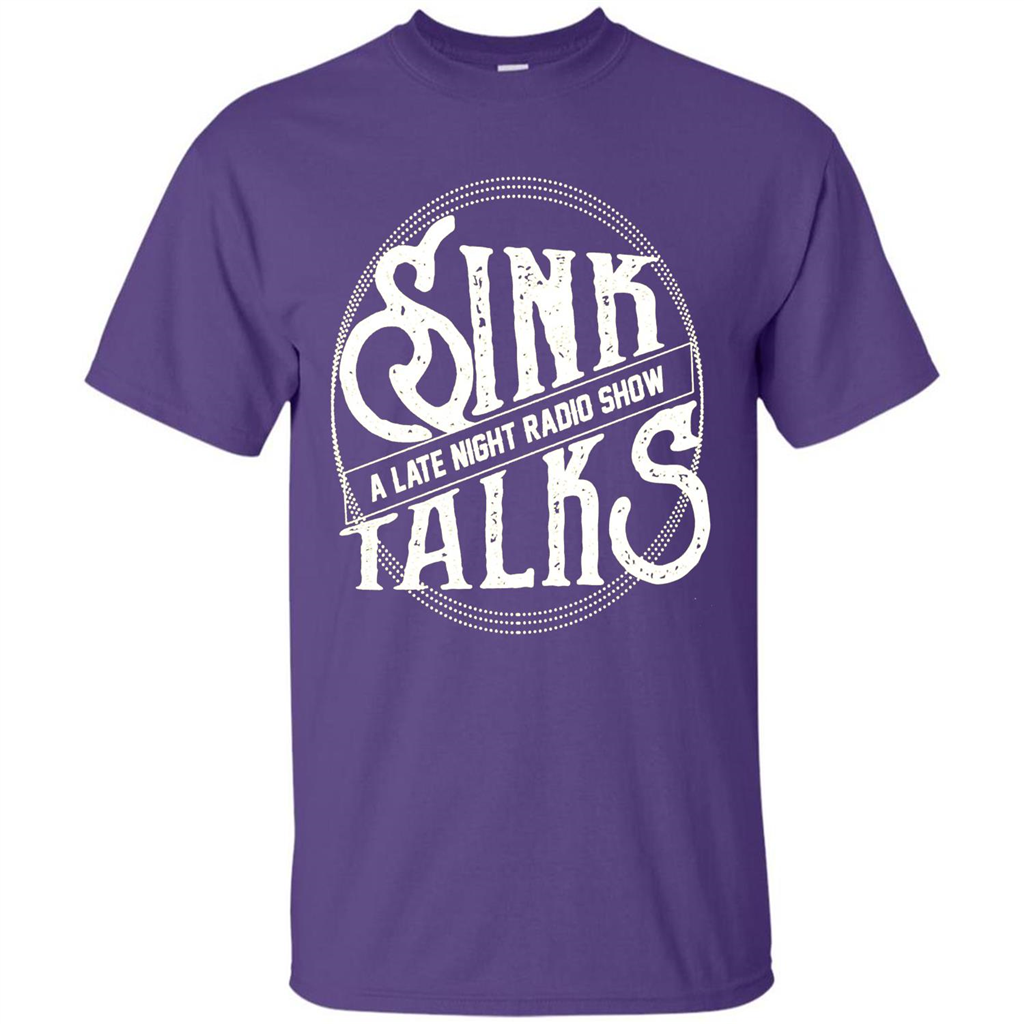 Sink Talks T-Shirt A Late Night Radio Show Purple