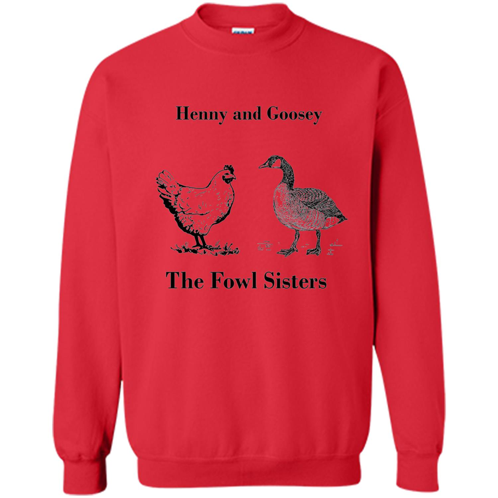 Henny and Goosey The Fowl Sisters T-shirt Red