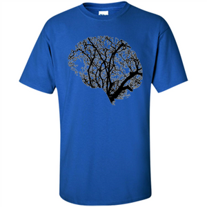 Science Nature T-Shirt Head Brain Tree