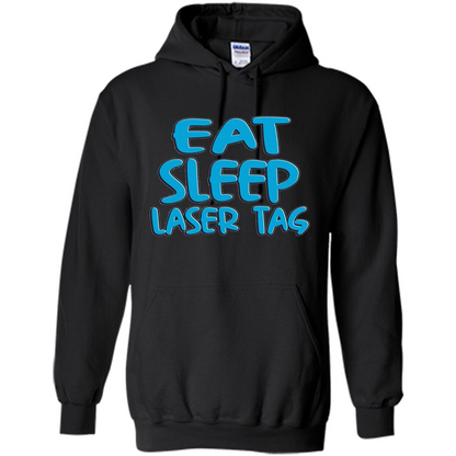 Eat Sleep Laser Tag T-shirt Black