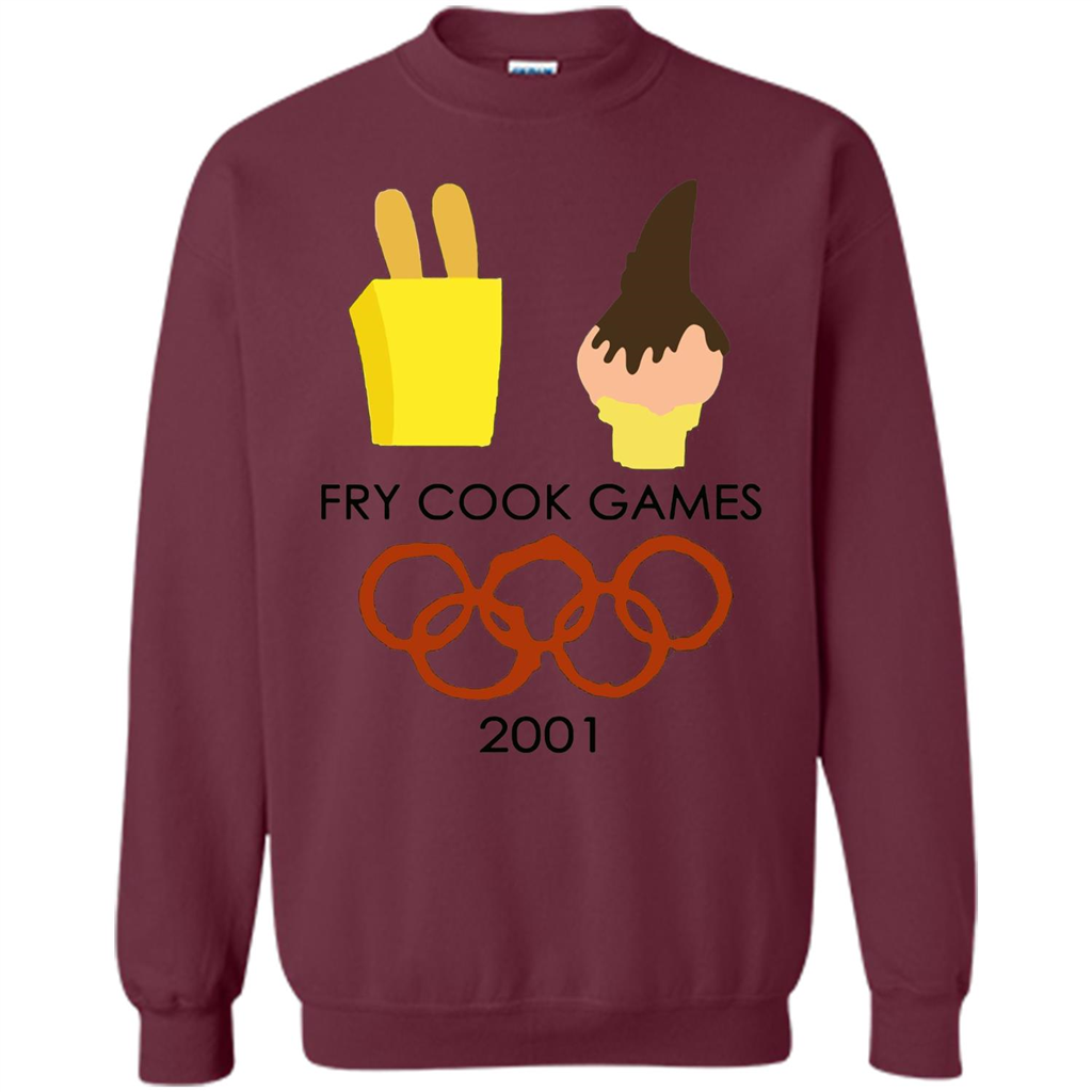 Fry Cook Games T-shirt Maroon