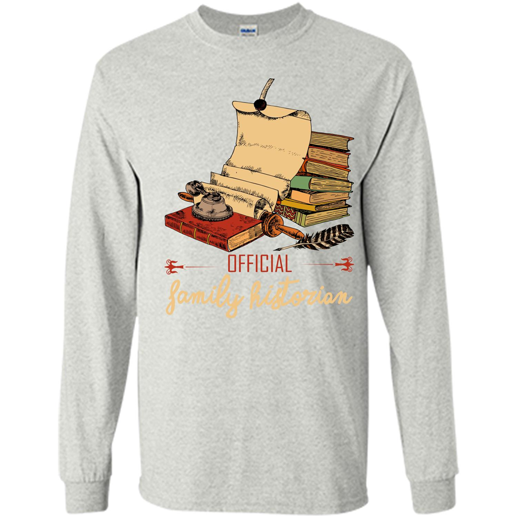 Family T-shirt Official Family Historian Ash