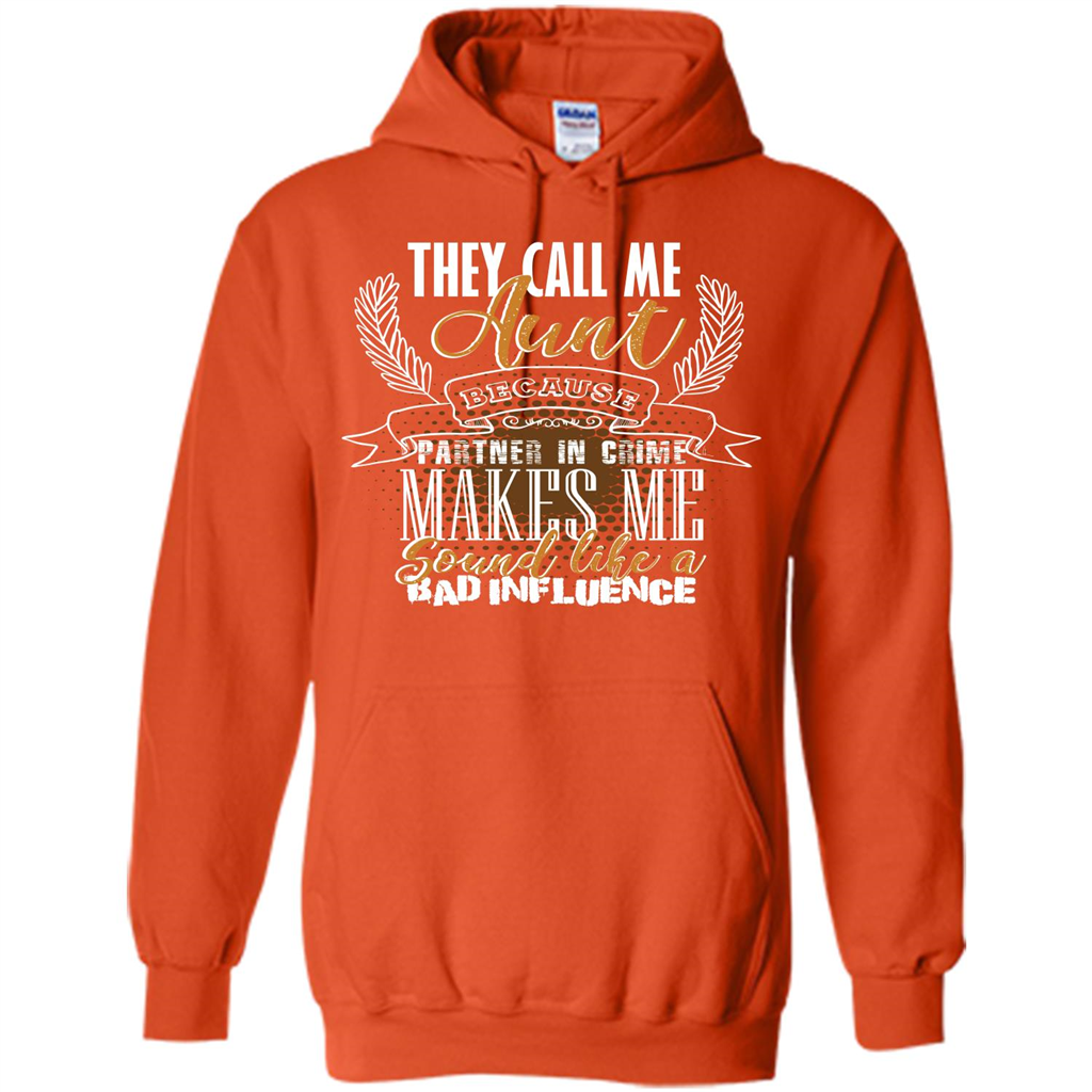 Funny Aunt T-shirt They Call Me Aunt Orange