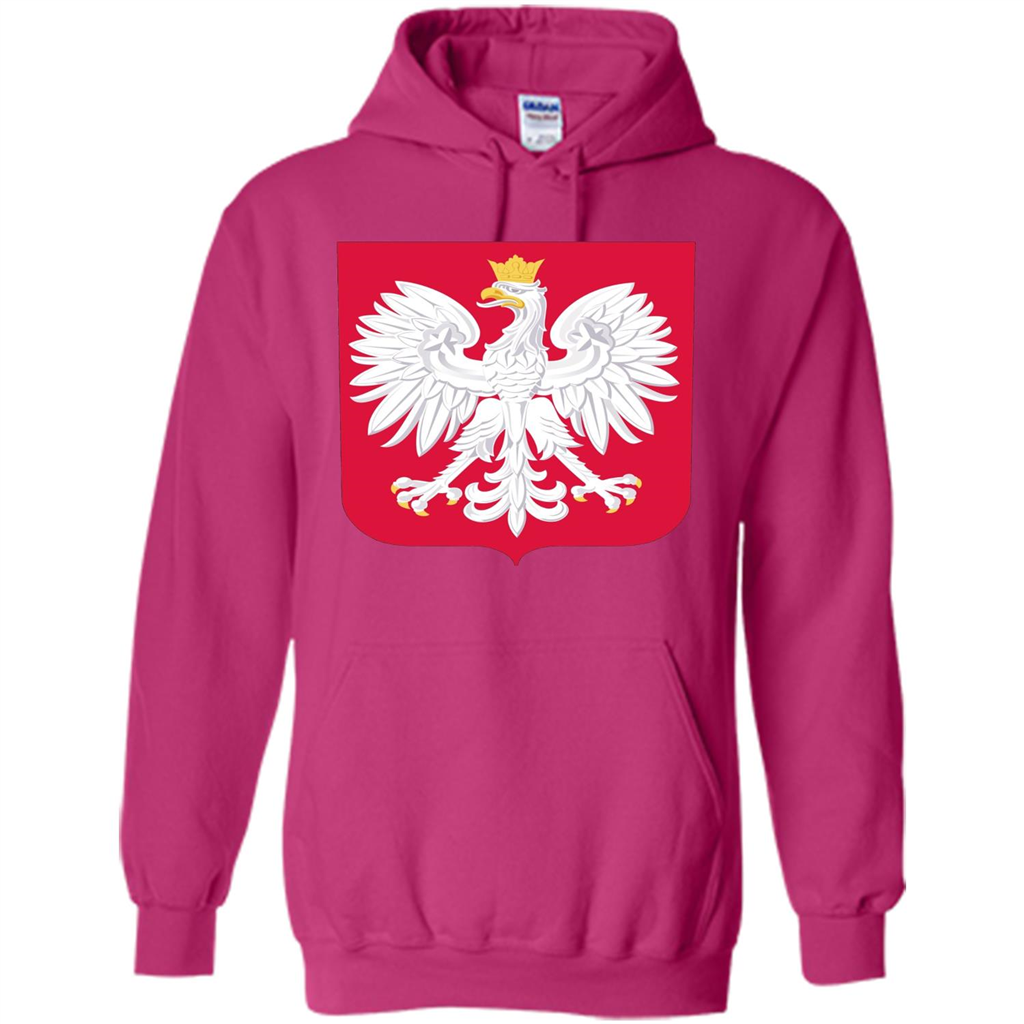 Polish Eagle T-shirt Polska Poland T-shirt Heliconia