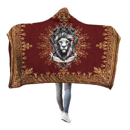 Mandala The Gryffindor Lion Harry Potter 3D Hooded Blanket