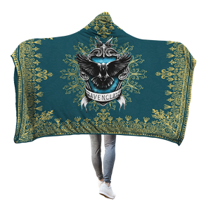 Mandala The Ravenclaw Eagle Harry Potter 3D Hooded Blanket