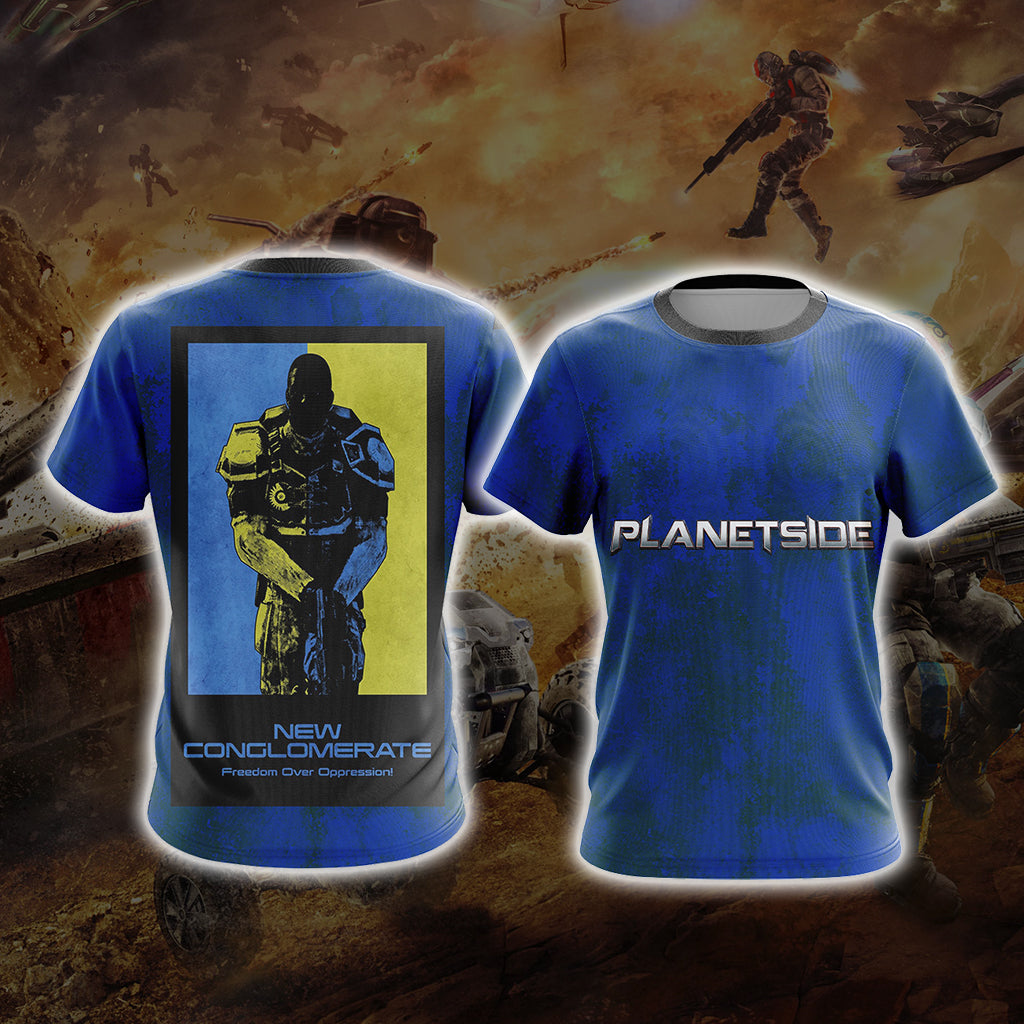 Planetside - New Conglomerate Unisex 3D T-shirt