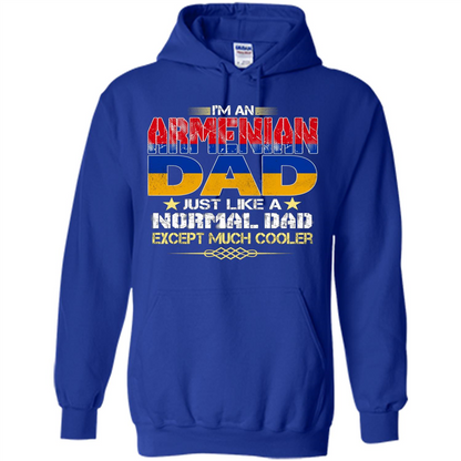Fathers Day T-shirt I Am An Armenian Dad Royal