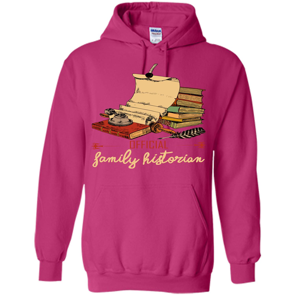 Family T-shirt Official Family Historian Heliconia
