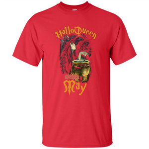 HalloQueen Are Born In May T-shirt