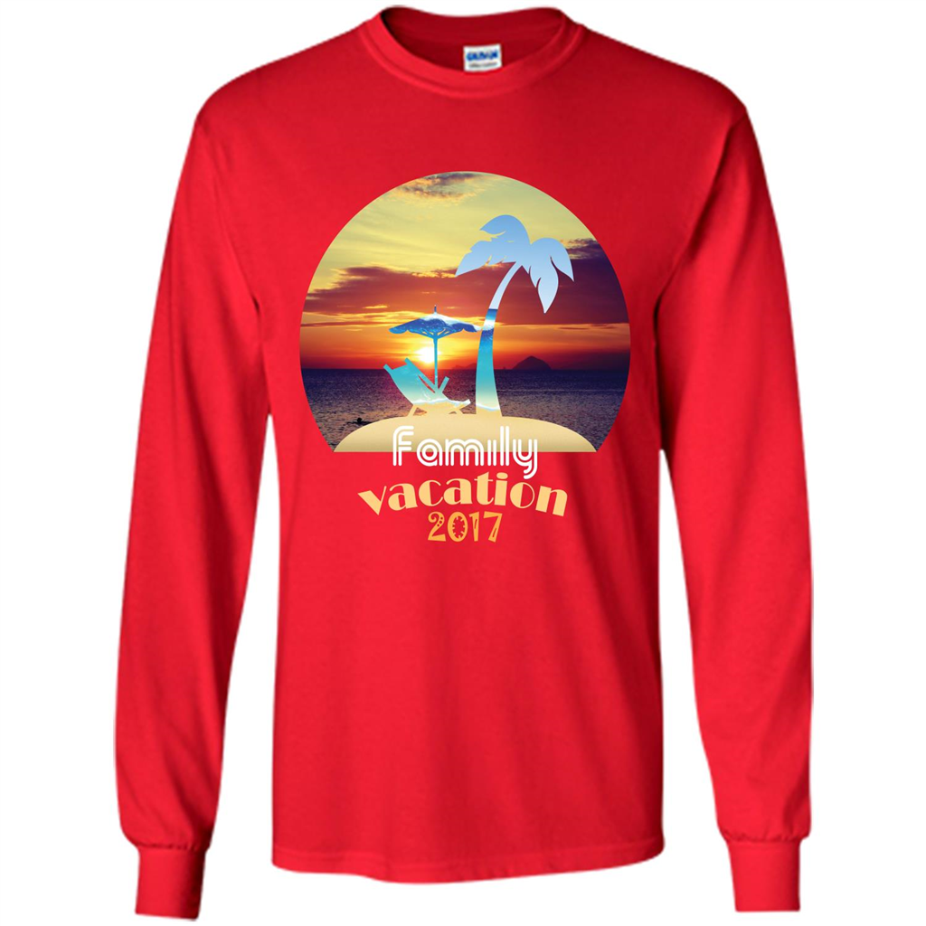 Summer T-shirt Family Vacation 20117 Red