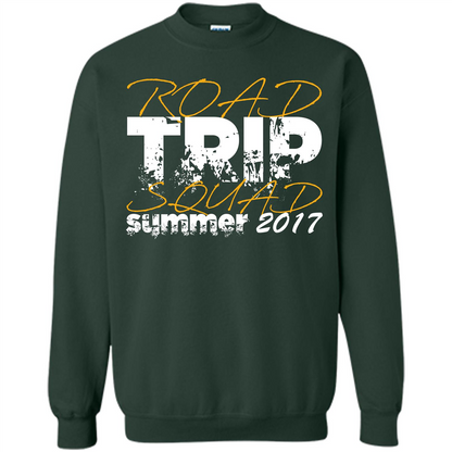 Summer T-shirt Road Trip Squad Summer 2017 Forest Green