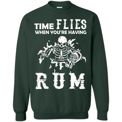 Rum T-shirt Time Flies When You're Having Rum