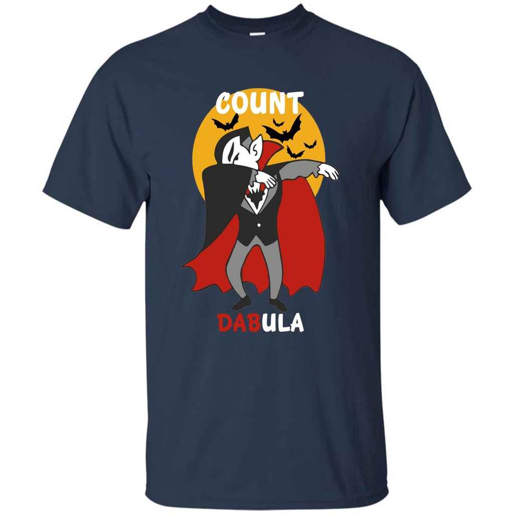 Count Dabula Dabbing Halloween T-shirt Navy