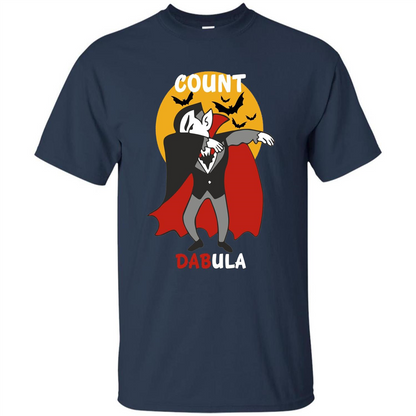 Count Dabula Dabbing Halloween T-shirt Navy
