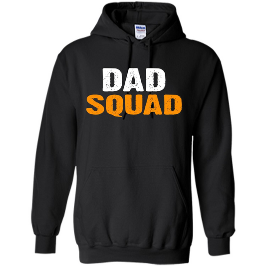 Fathers day T-shirt DAD Squad Funny T-Shirt Black