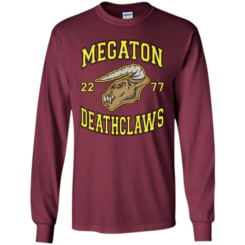 Megaton Deathclaws 2277 T-shirt Maroon