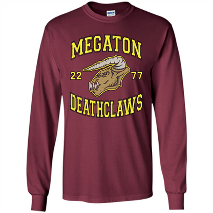 Megaton Deathclaws 2277 T-shirt Maroon