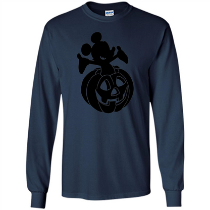 Mickey Mouse Halloween Pumpkin T-shirt Navy