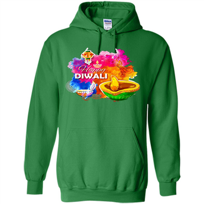 Happy Diwali Deepavali T-Shirt October 19th T-shirt Irish Green