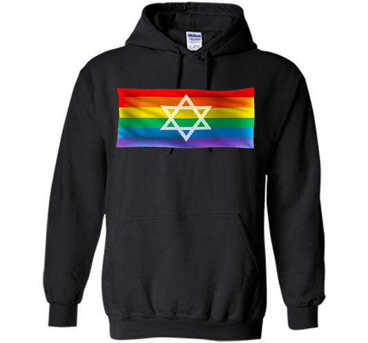 Jewish Gay Pride T-shirt Black
