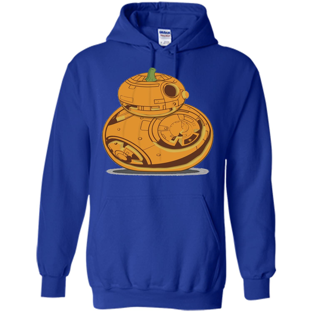 BB-8 Pumpkin Carving Halloween T-Shirt Royal