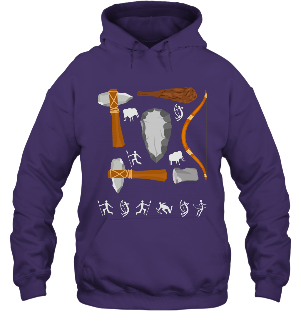 Bow And Arrows Hammer And Stone Shirt Hoodie Hoodie Purple
