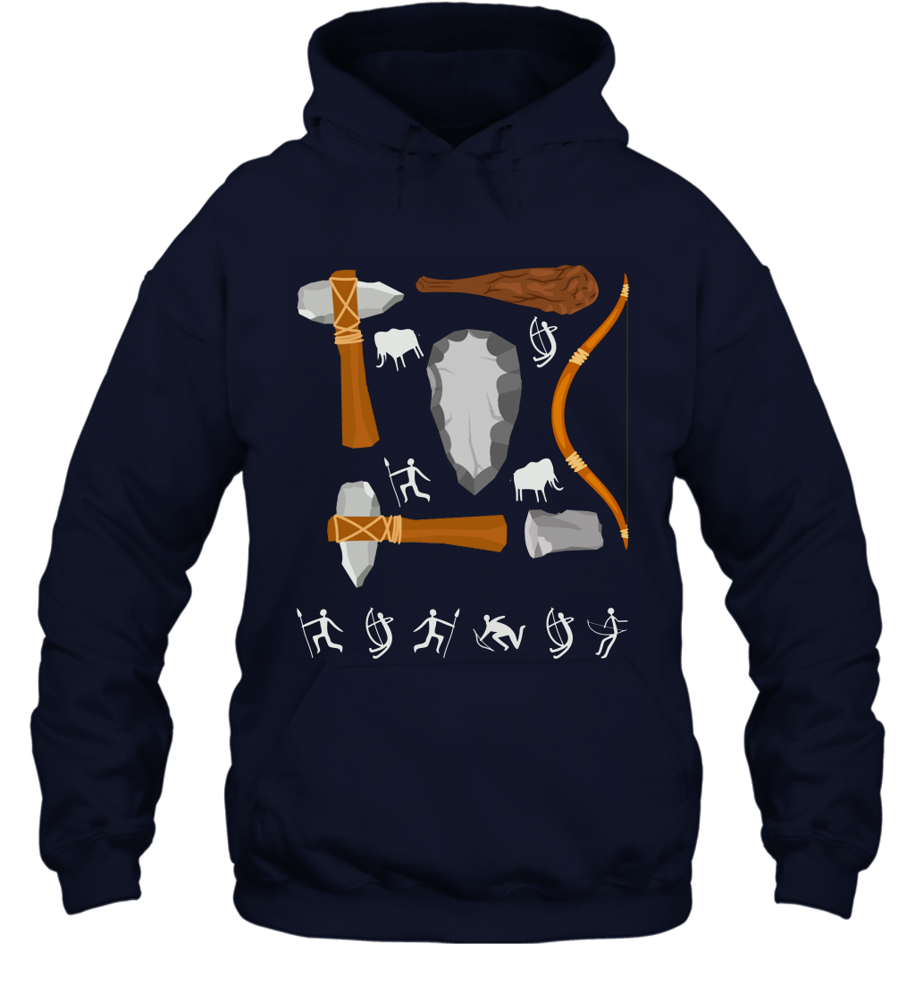 Bow And Arrows Hammer And Stone Shirt Hoodie Hoodie Navy