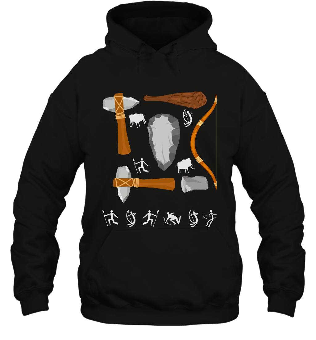 Bow And Arrows Hammer And Stone Shirt Hoodie Hoodie Black